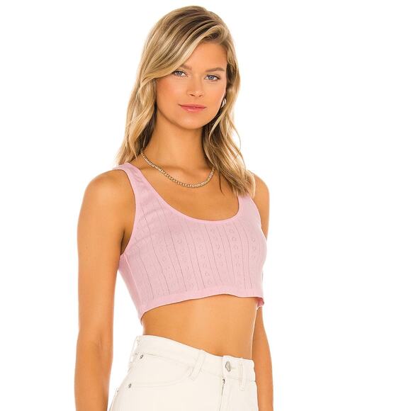 Majorelle Mia Tank Top in Baby Pink NWT Size Small - Picture 2 of 4